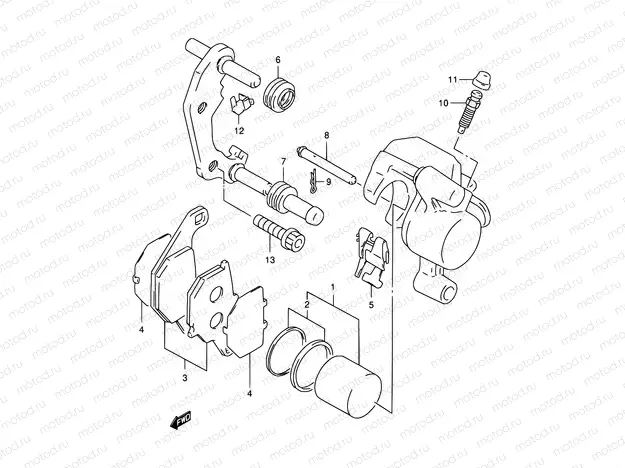 45 - FRONT CALIPER