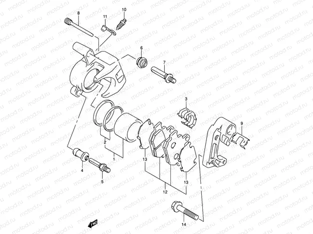 45 - FRONT CALIPER