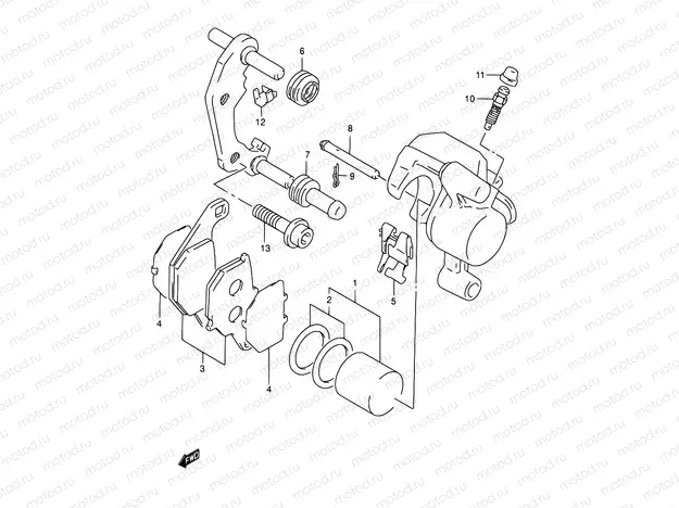 45 - FRONT CALIPER