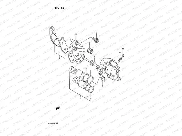 45 - FRONT CALIPER