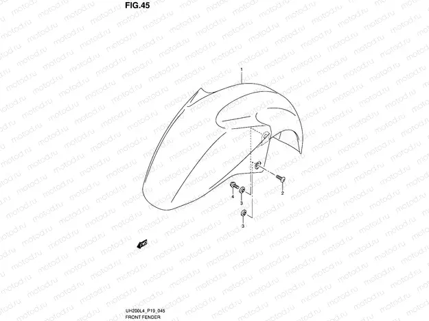 45 - FRONT FENDER