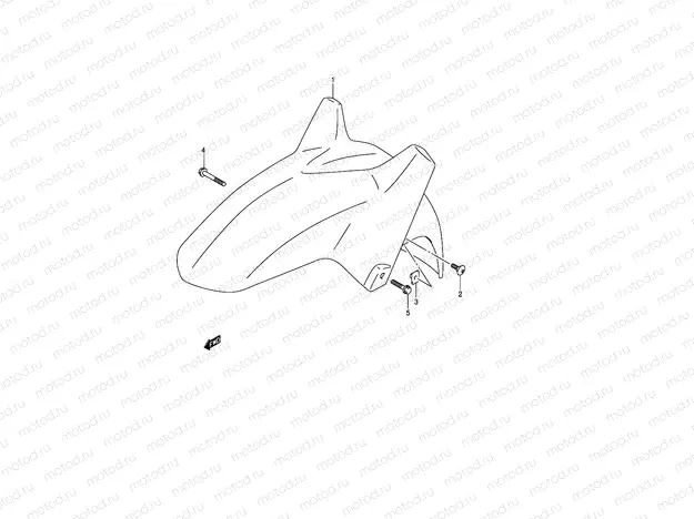 45 - FRONT FENDER