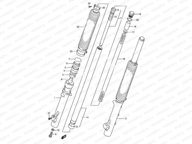 45 - FRONT FORK