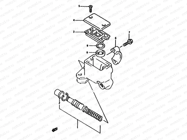 45 - FRONT MASTER CYLINDER