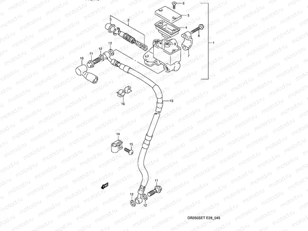 45 - FRONT MASTER CYLINDER