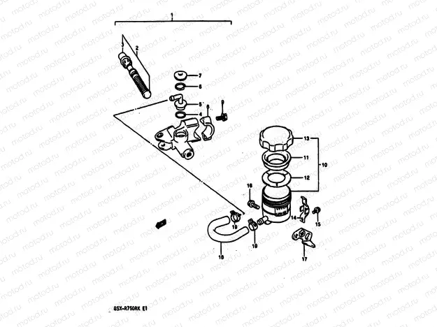 45 - FRONT MASTER CYLINDER