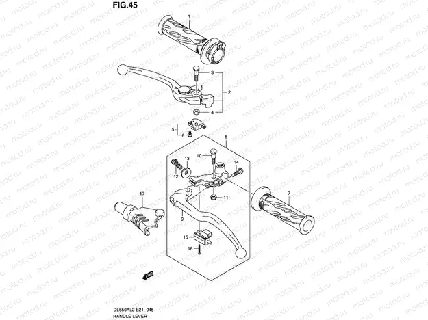 45 - HANDLE LEVER