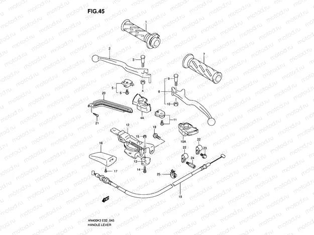 45 - HANDLE LEVER