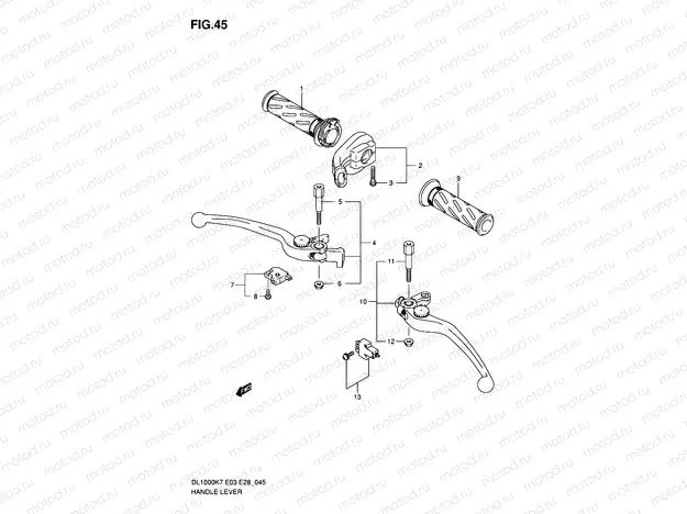 45 - HANDLE LEVER