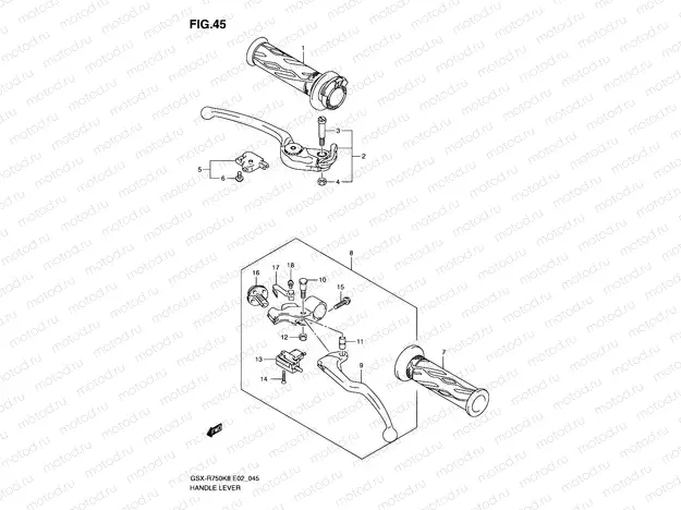 45 - HANDLE LEVER