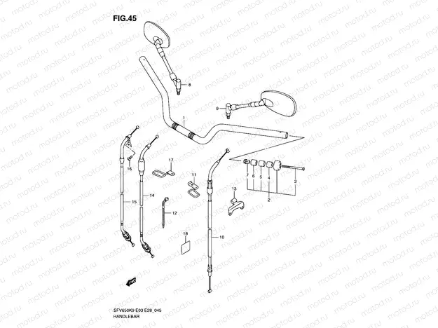 45 - HANDLEBAR