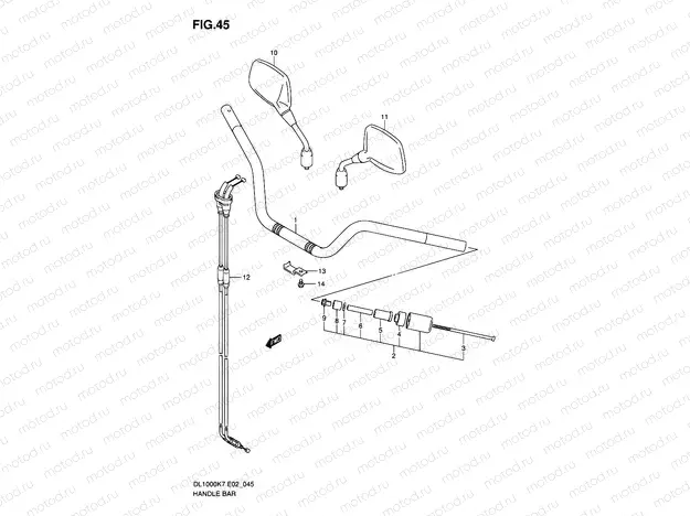 45 - HANDLEBAR