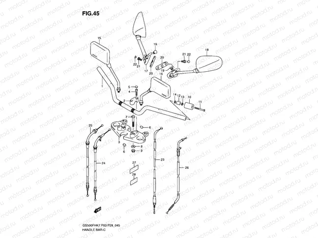 45 - HANDLHANDLEBAR