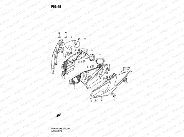 45 - INTAKE PIPE