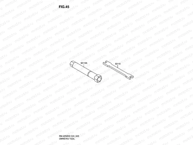 45 - OWNER'S TOOL