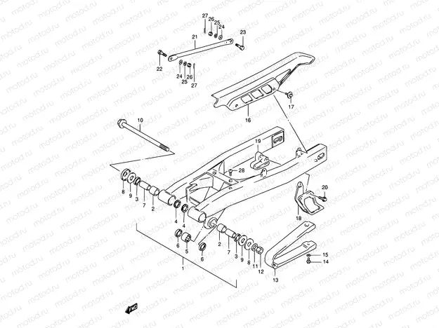 45 - REAR SWINGING ARM