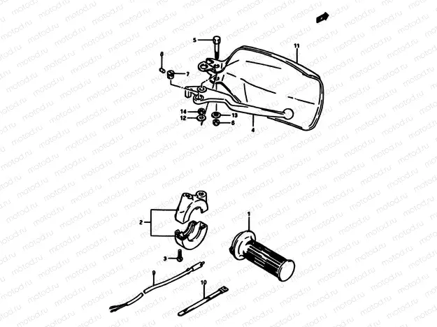 45 - RIGHT HANDLE SWITCH