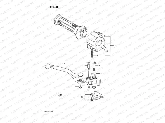 45 - RIGHT HANDLE SWITCH