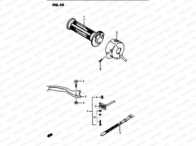45 - RIGHT HANDLE SWITCH