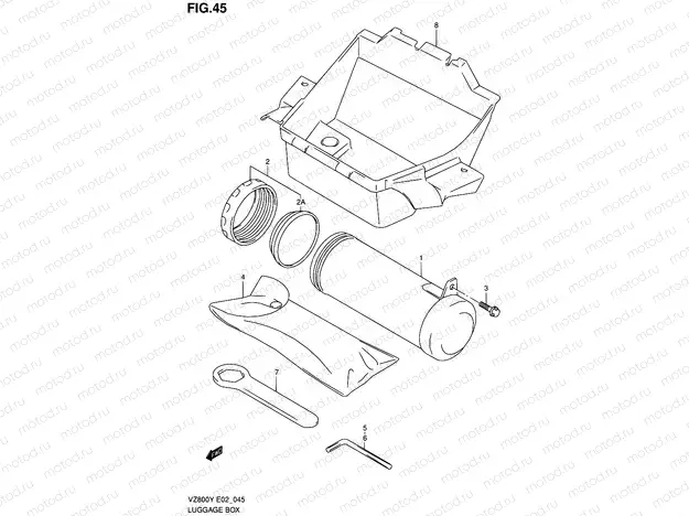 45 - RUGGAGE BOX (MODEL V/W)