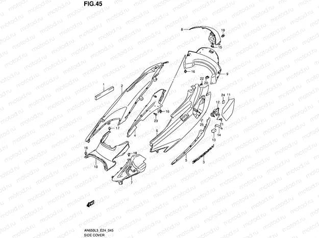 45 - SIDE COVER