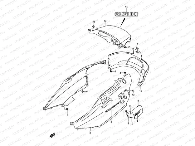 45 - SIDE COVER (AN650K3/K4)