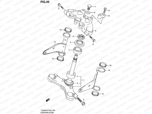 45 - STEERING STEM