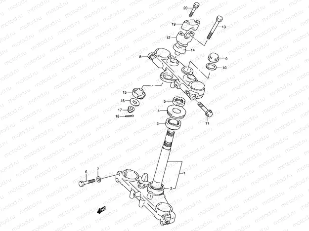 45 - STEERING STEM