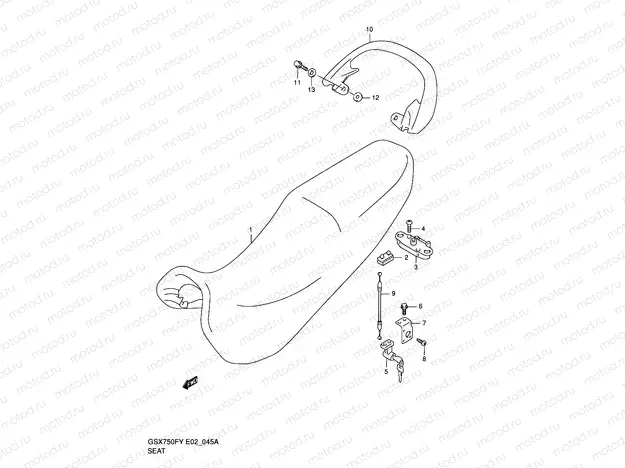 45A - SEAT (MODEL Y/K1/K2)