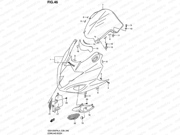 46 - COWLING BODY