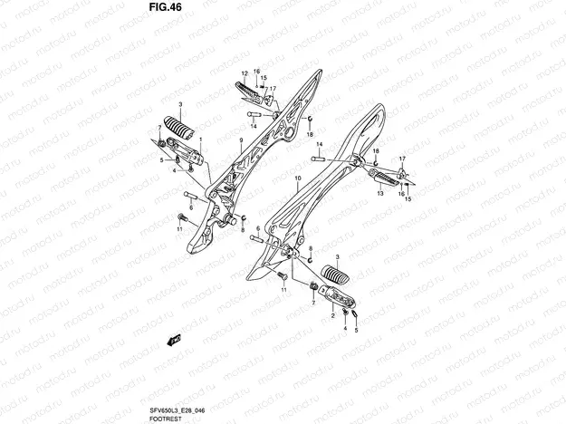 46 - FOOTREST