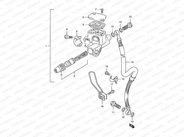 46 - FRONT BRAKE HOSE