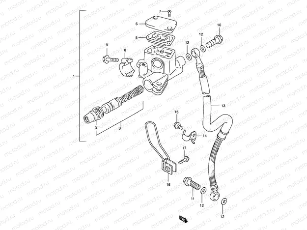 46 - FRONT BRAKE HOSE