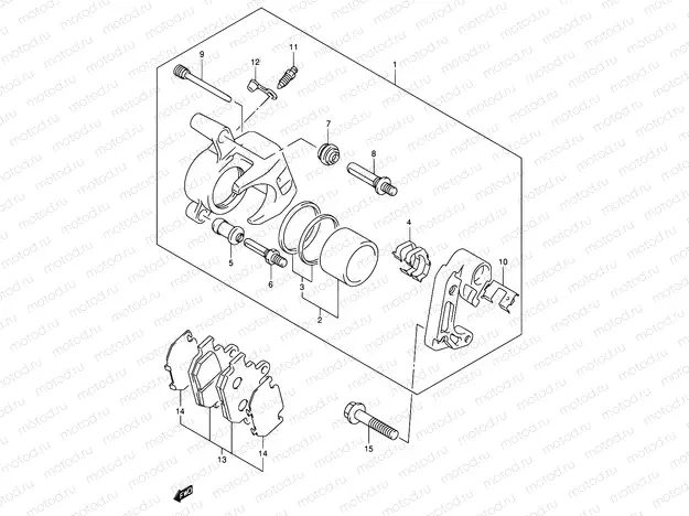 46 - FRONT CALIPER
