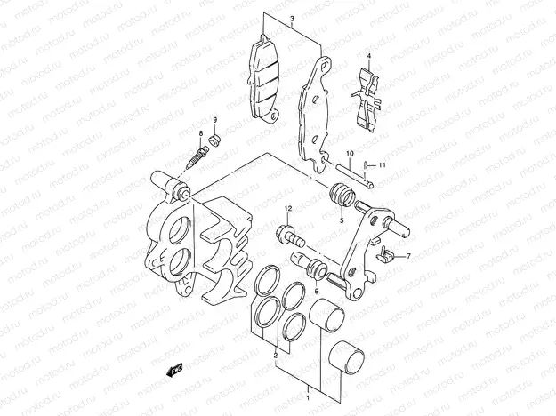 46 - FRONT CALIPER