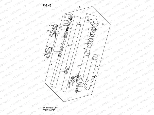 46 - FRONT DAMPER
