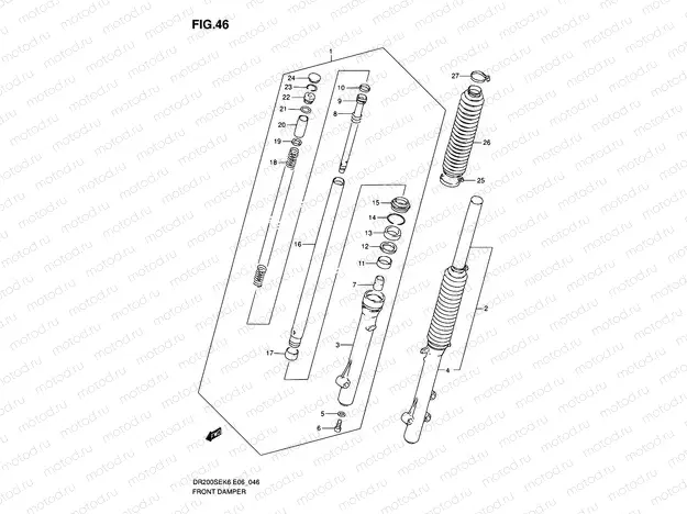 46 - FRONT DAMPER