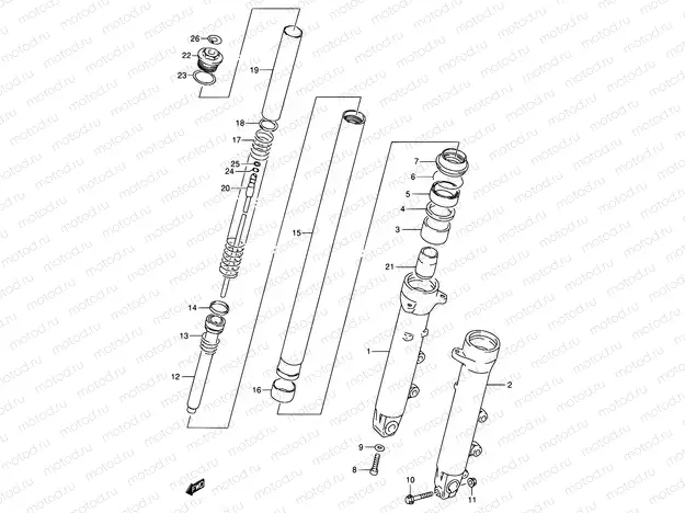 46 - FRONT DAMPER