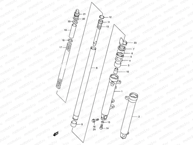 46 - FRONT DAMPER