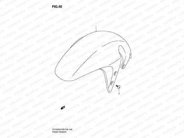 46 - FRONT FENDER