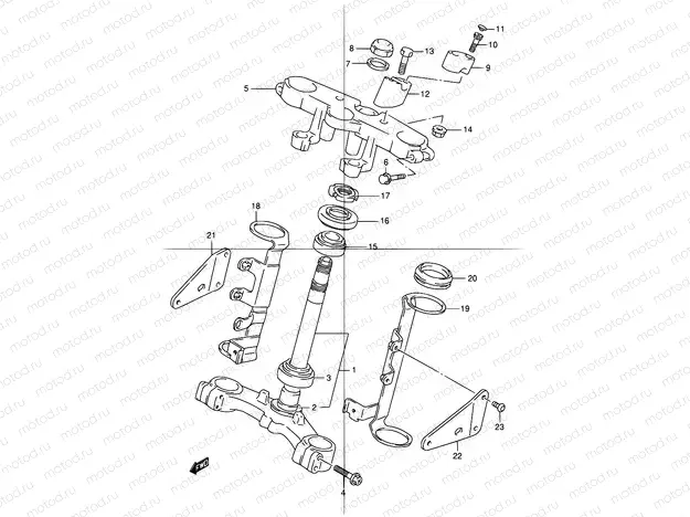 46 - FRONT FORK BRACKET