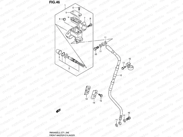 46 - FRONT MASTER CYLINDER