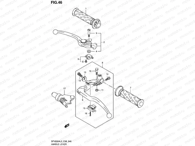 46 - HANDLE LEVER