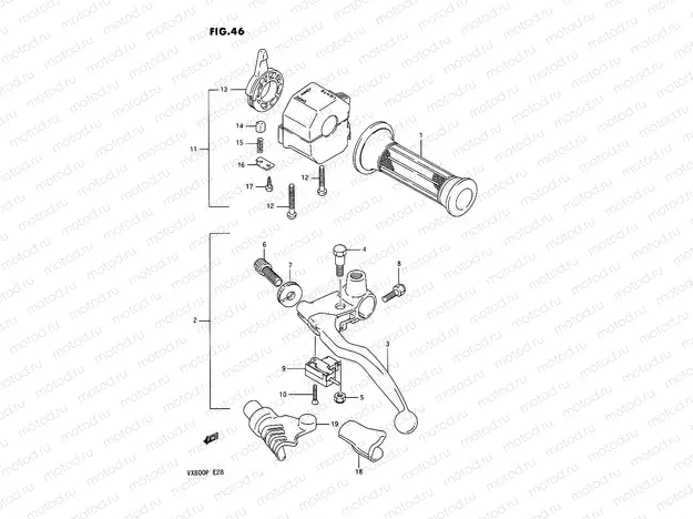 46 - LEFT HANDLE SWITCH