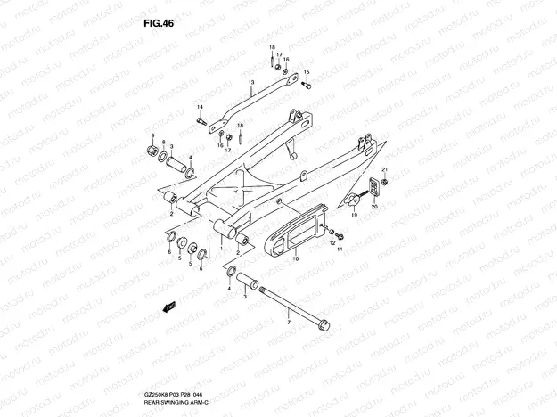 46 - REAR SWINGING ARM