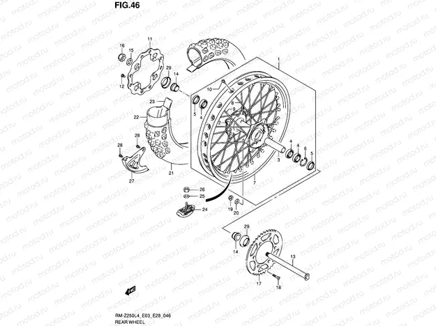 46 - REAR WHEEL