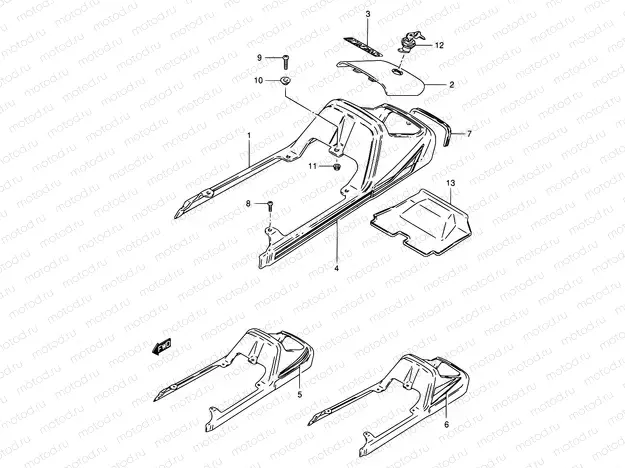 46 - SEAT TAIL COVER