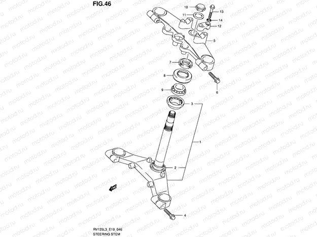46 - STEERING STEM