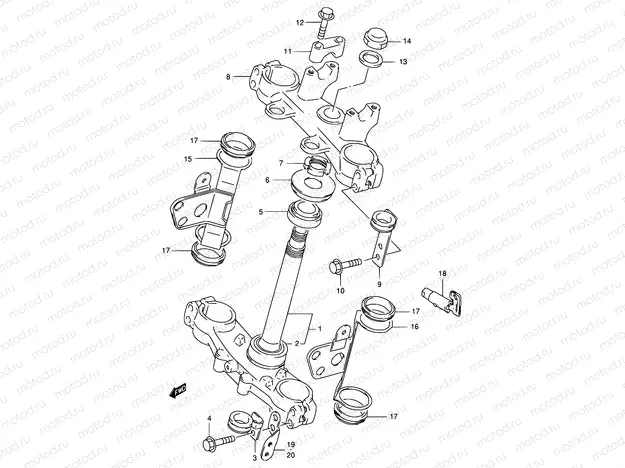 46 - STEERING STEM