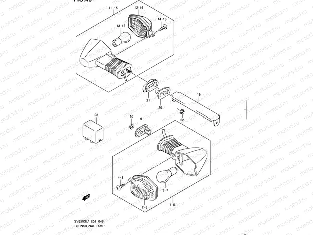 46 - TURNSIGNAL LAMP